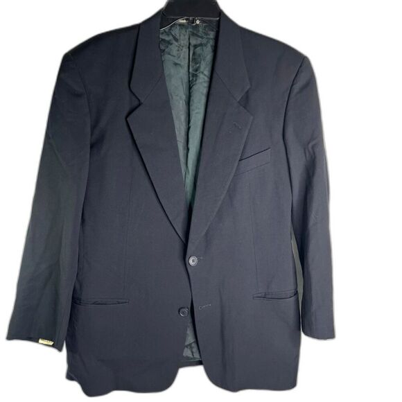 Giorgio Armani Other - Giorgio Armani Pure Wool Black Single Breasted Suit Jacket Blazer ITALY Size 40S